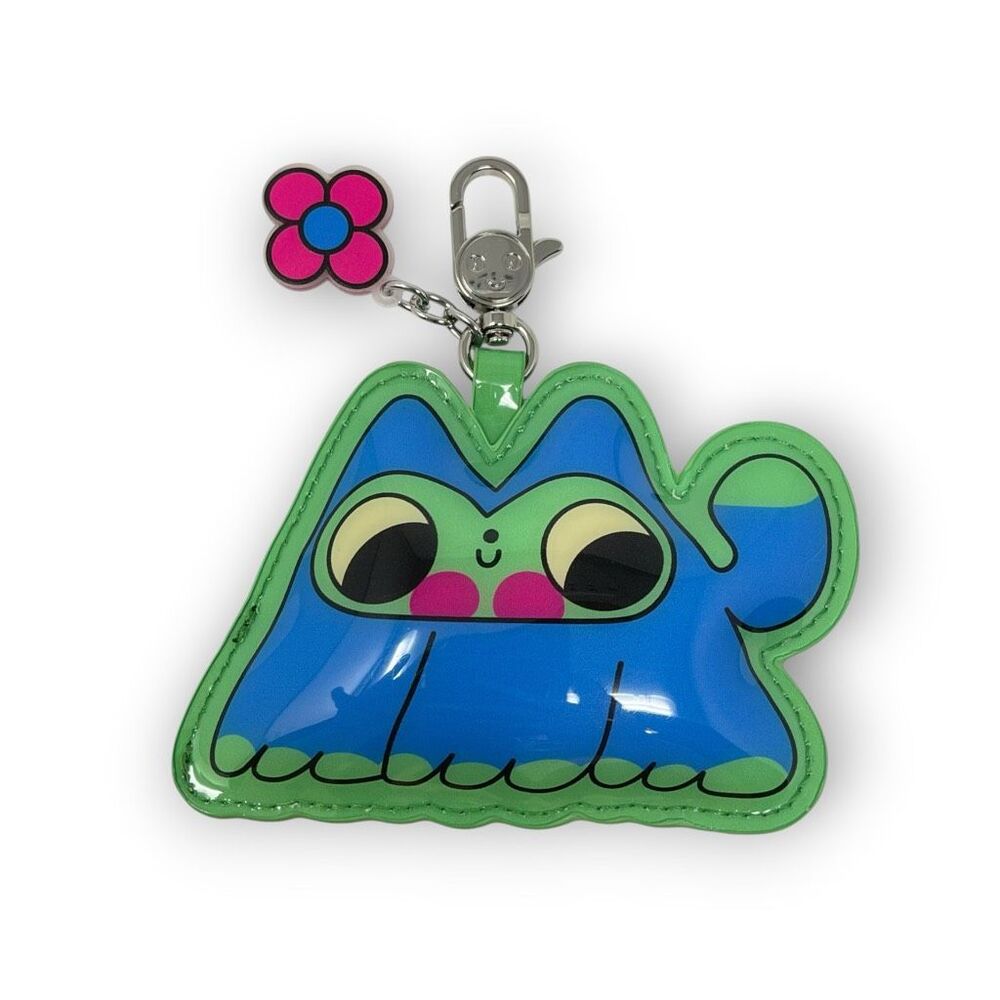 Whatever! Makes You Happy Burger Babie Padded Vinyl Blind Box Keychain Blue Puff